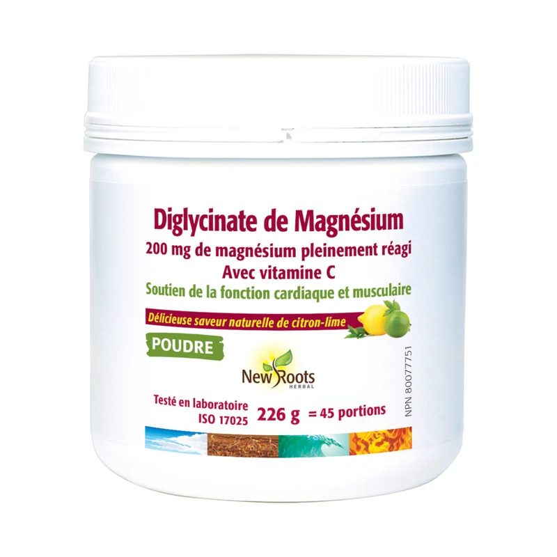 New Roots - Magnesium Bisglycinate 200 mg | 226 g