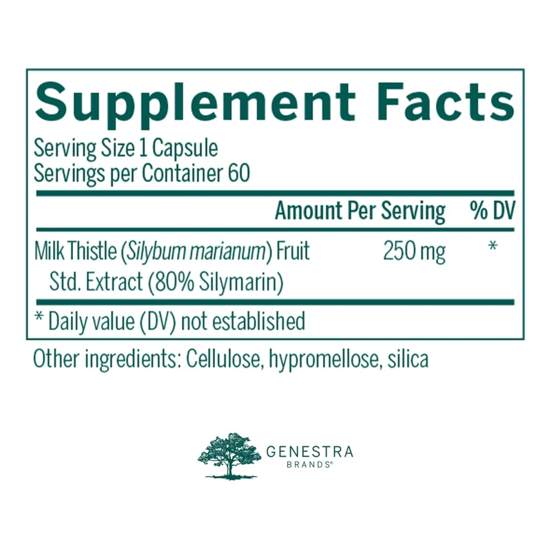 Genestra - Silymarin | 60 Capsules