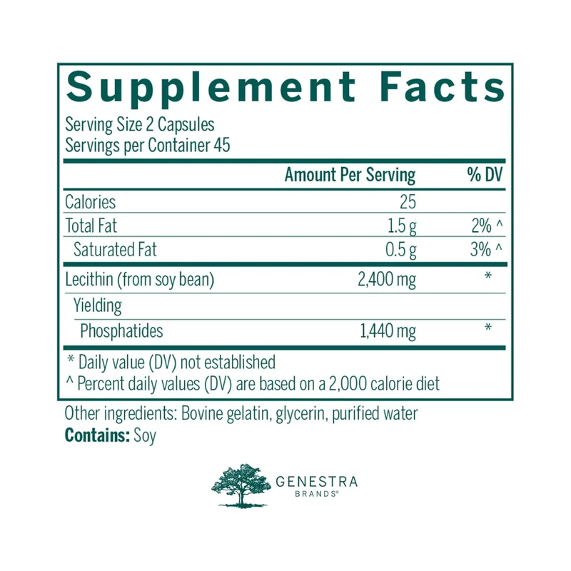 Genestra - Phos Choline | 90 Softgels
