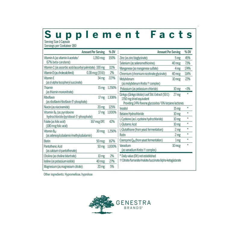 Genestra - Maxum Multi Vite | 90 Capsules