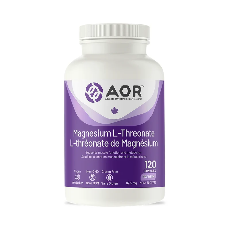 AOR - Magnesium L-Threonate | 120 Capsules