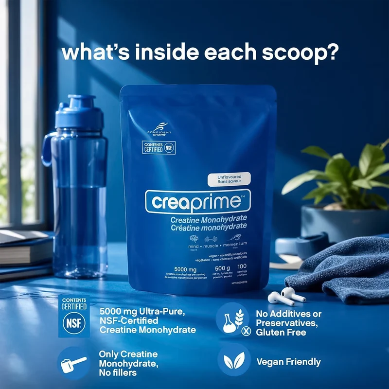Confident Sports - CreaPrime Creatine Monohydrate | 500 g