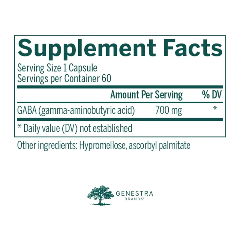 Genestra - GABA 700 | 60 Capsules