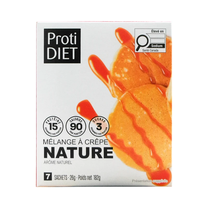ProtiDiet - Protein Pancake Mix | 7 x 26 g