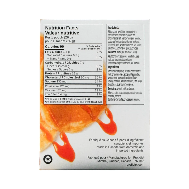 ProtiDiet - Protein Pancake Mix | 7 x 26 g