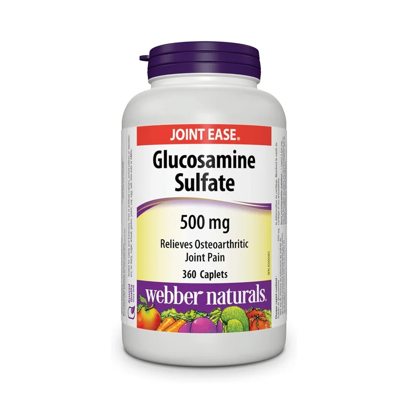 Webber Naturals - Glucosamine Sulfate 500 mg | 360 Caplets