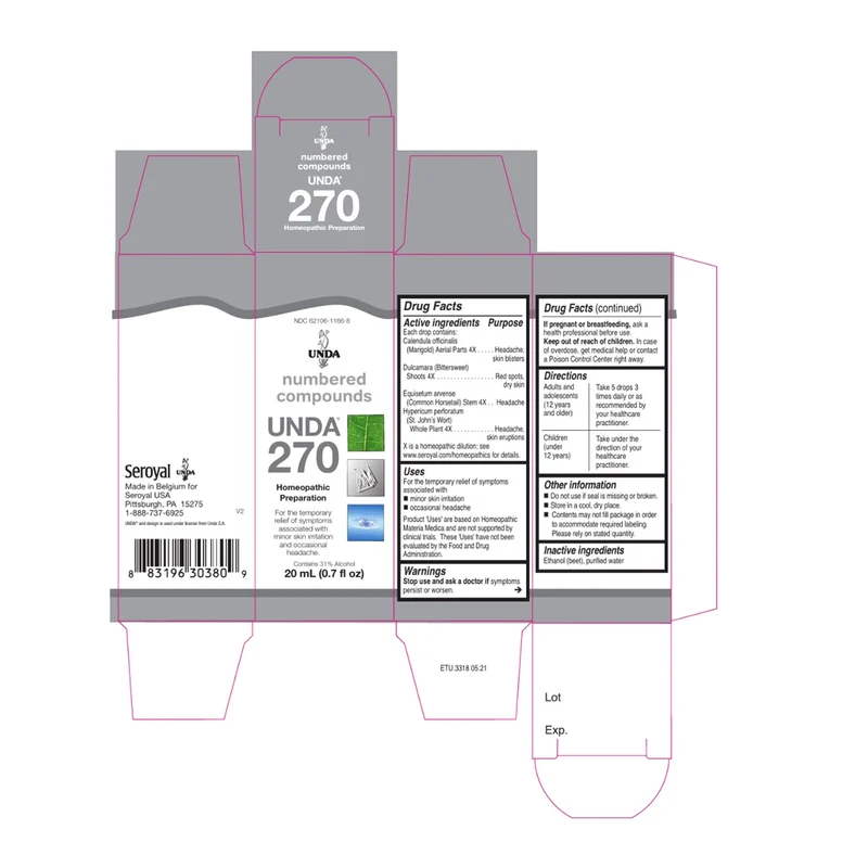 UNDA - Homeopathic Preparation #270 | 20 mL