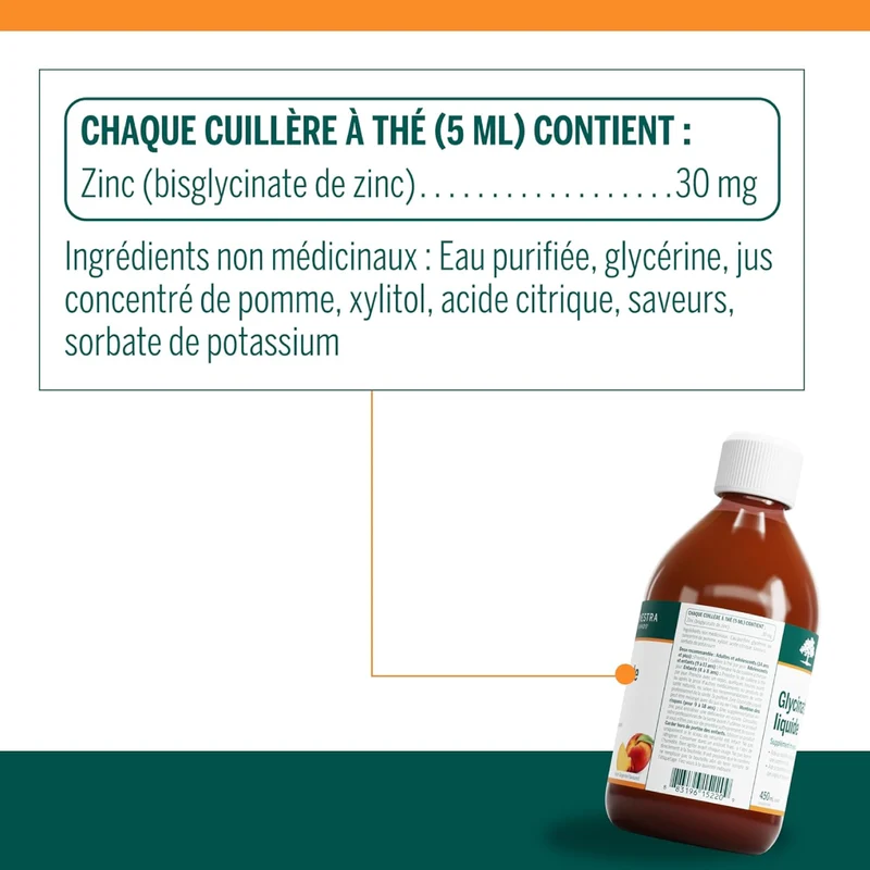 Genestra - Zine Glycinate Liquid | 450 mL
