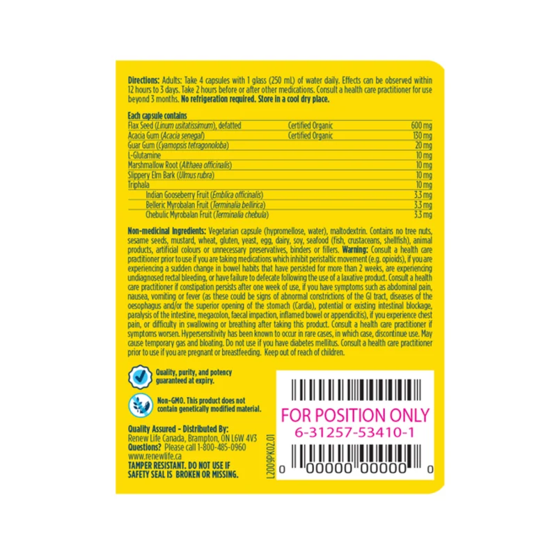 Renew Life - FibreSMART | 120 Capsules