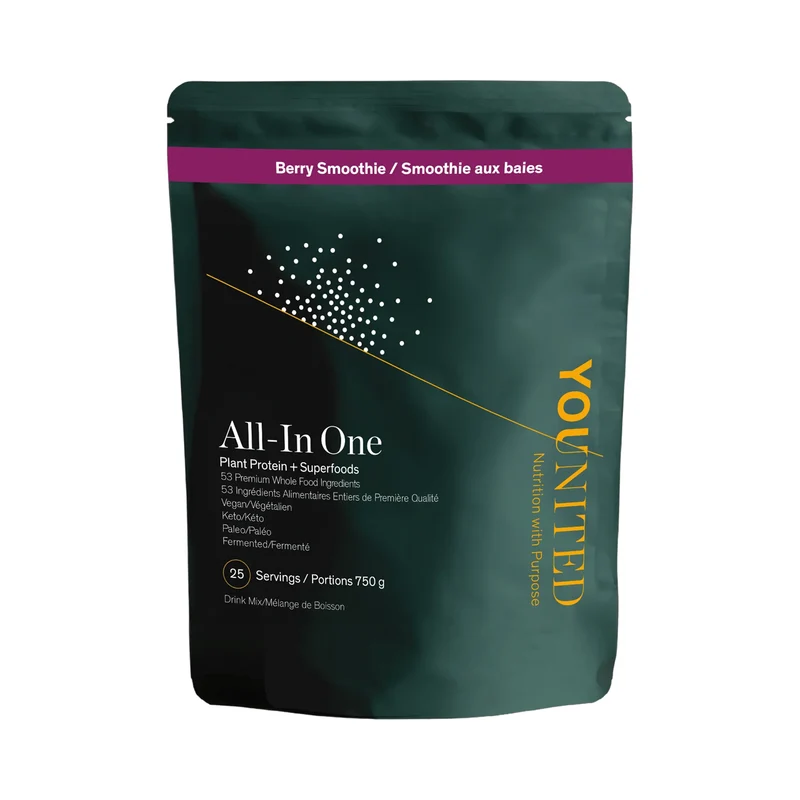 Younited - All-In One Plant Protein + Superfoods - Berry Smoothie | 750 g