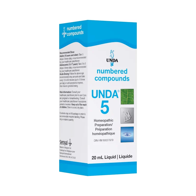 UNDA - Homeopathic Preparation #5 | 20 mL