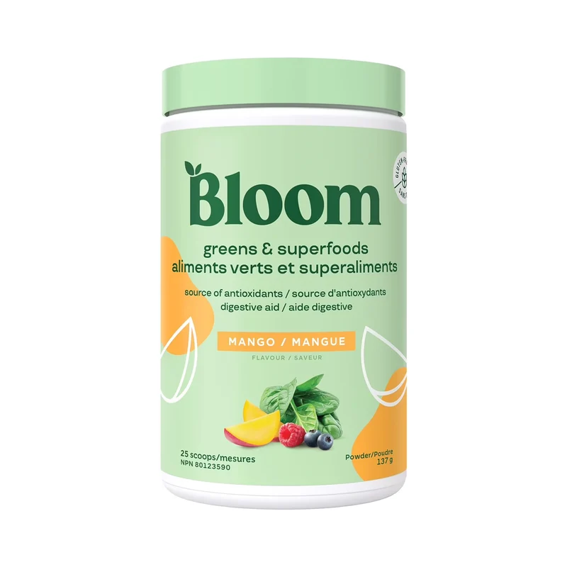 Bloom Nutrition - Greens & Superfoods, Mango | 137 g