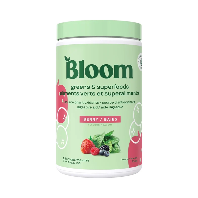 Bloom Nutrition - Greens & Superfoods, Berry | 132 g