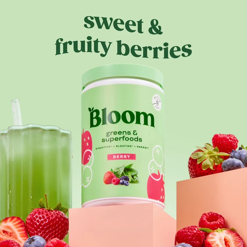 Bloom Nutrition - Greens & Superfoods, Berry | 132 g