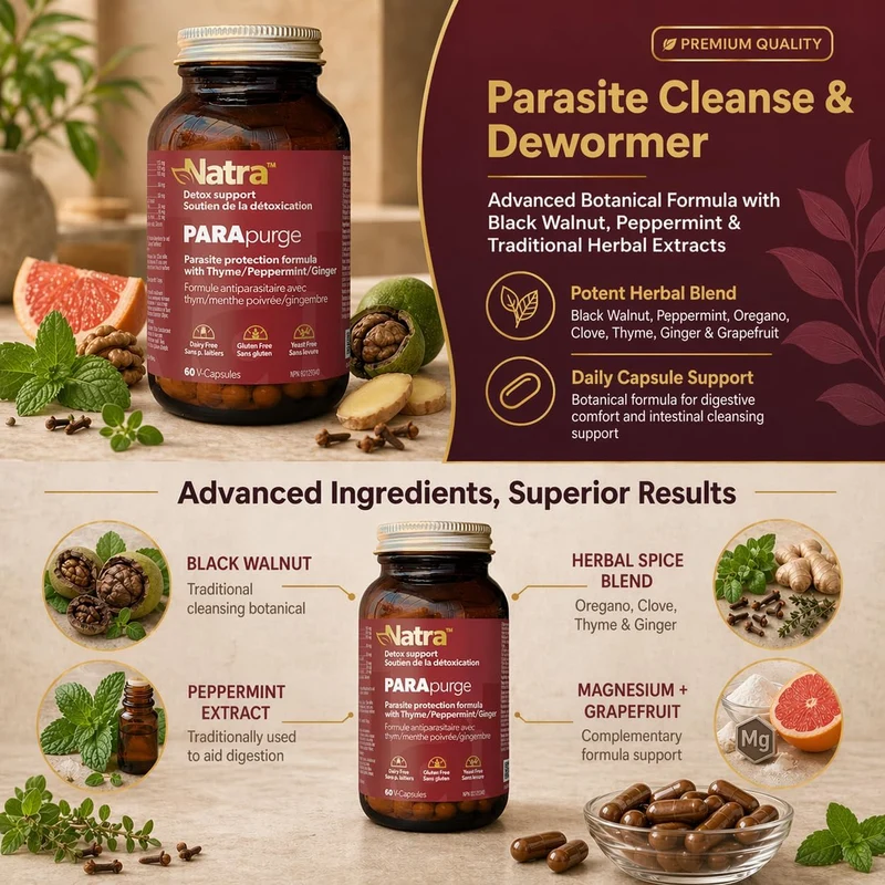 Natra - PARApurge | 60 Capsules