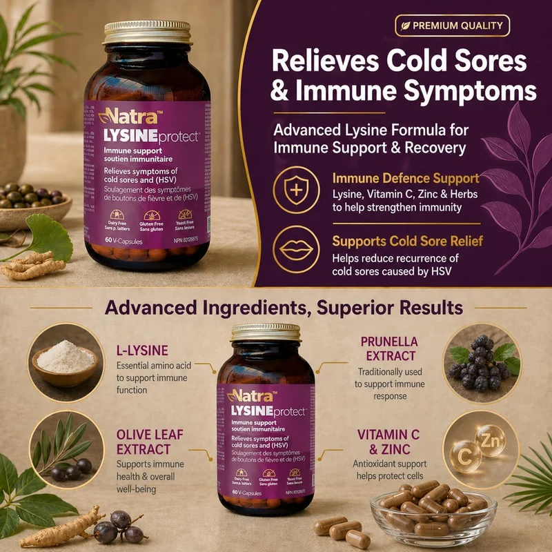 Natra - LYSINEprotect | 60 Capsules