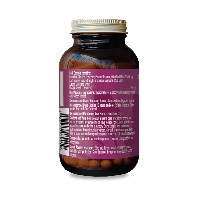Natra - BROMnac | 60 Capsules