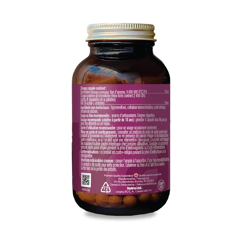 Natra - BROMnac | 60 Capsules