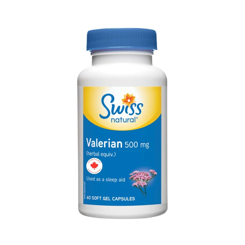 Swiss Natural - Valerian 500 mg | 60 Capsules