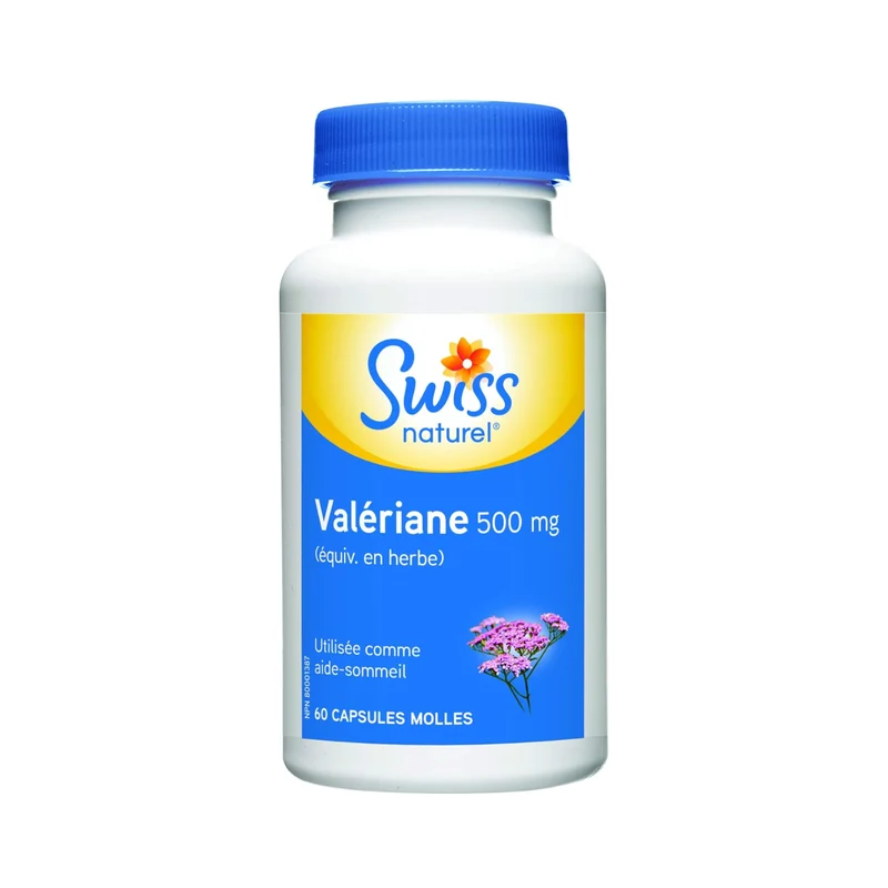 Swiss Natural - Valerian 500 mg | 60 Capsules