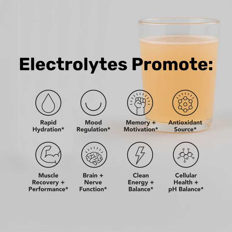Stay Wyld - Electrolyte Drink Sticks, Peach Flavour | 20 Pack