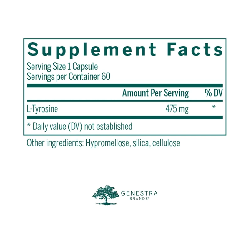 Genestra - Amino L-Tyrosine | 60 Capsules