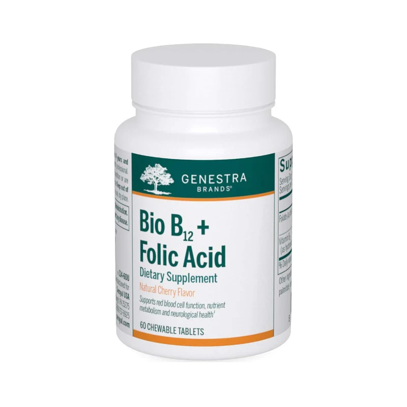 Genestra - Bio B12 + Folic Acid | 60 Tablets