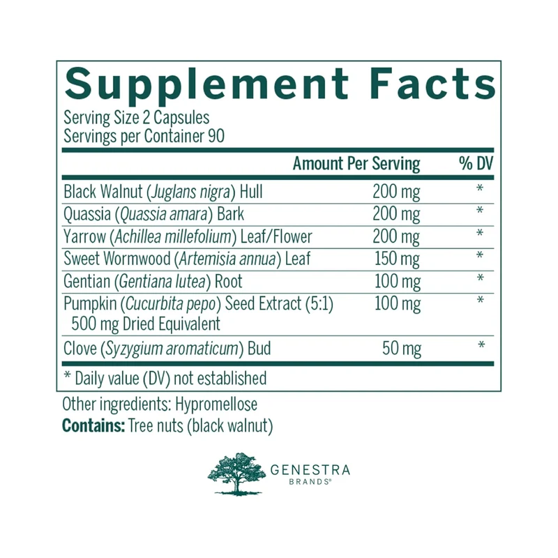 Genestra - Black Walnut Capsules | 90 Capsules
