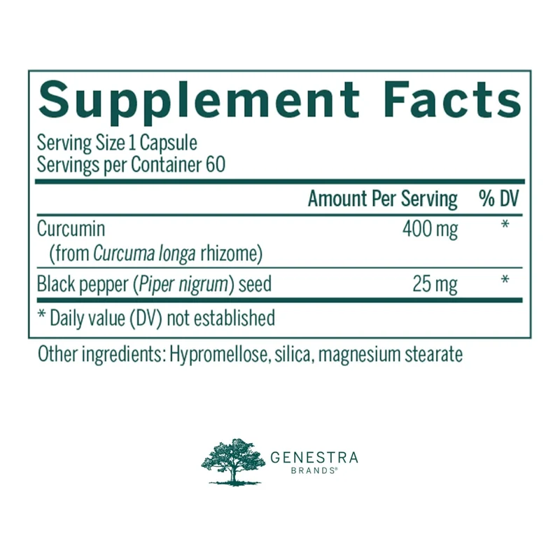 Genestra - Curcumin complex | 60 Capsules