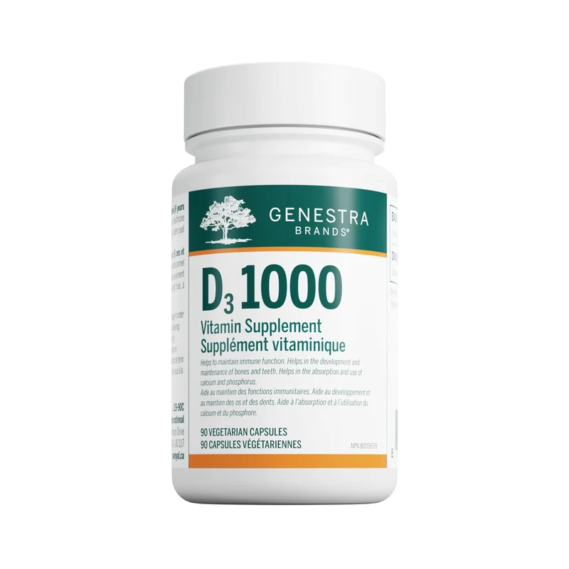 Genestra - D3 1000 | 90 Capsules