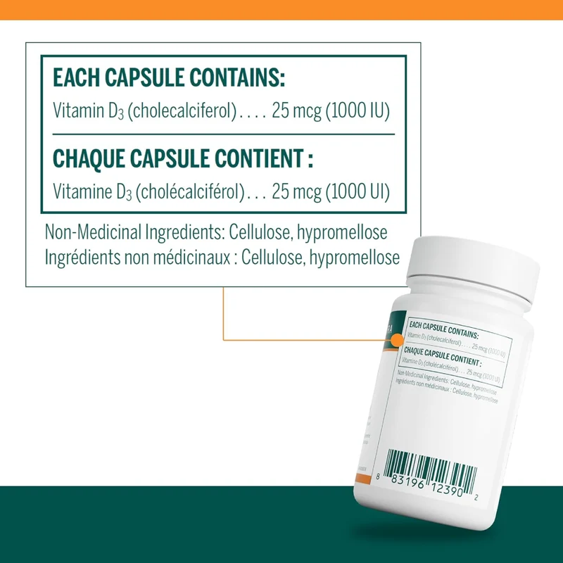 Genestra - D3 1000 | 90 Capsules