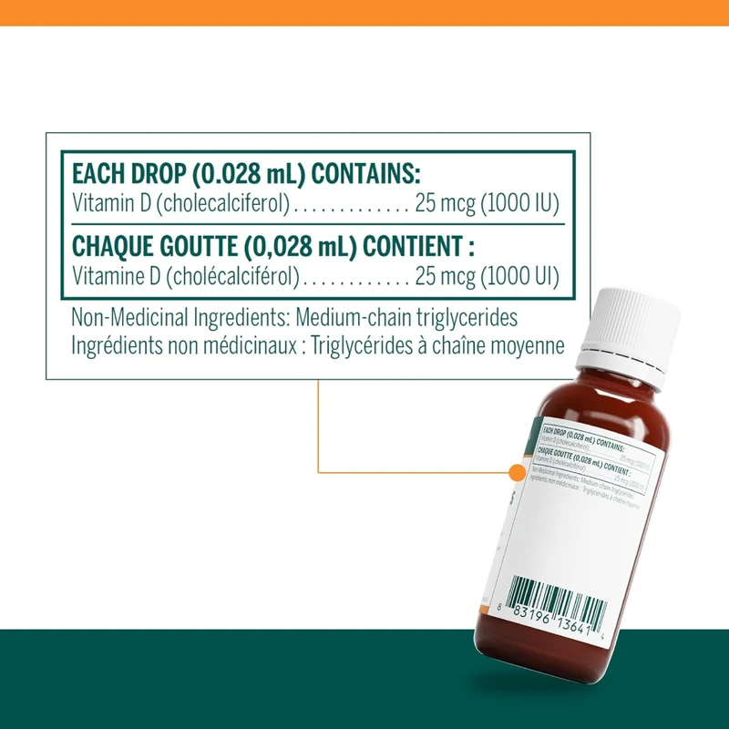 Genestra - D3 1000 Drops | 30 mL