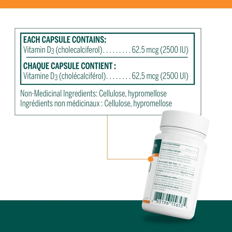 Genestra - D3 2500 | 90 Capsules