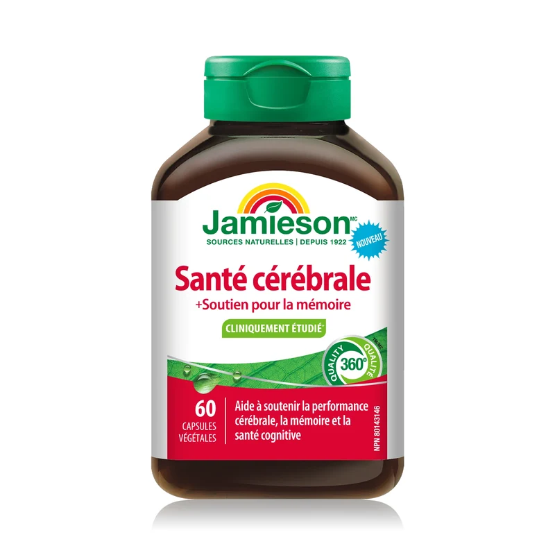 Jamieson - Brain Healthy + Memory Support | 60 Veg Capsules