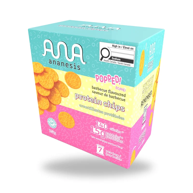 Ananesis - Barbecue Protein Chips | 7 x 15 g
