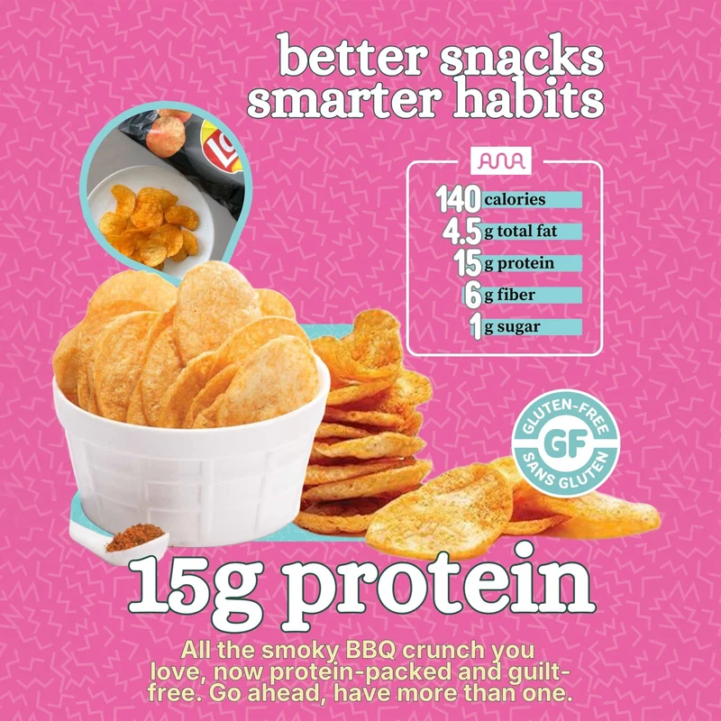 Ananesis - Barbecue Protein Chips | 7 x 15 g