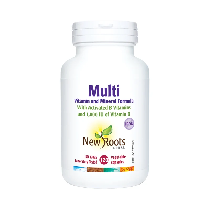 New Roots - Multi Vitamin And Mineral Formula | 120 Capsules