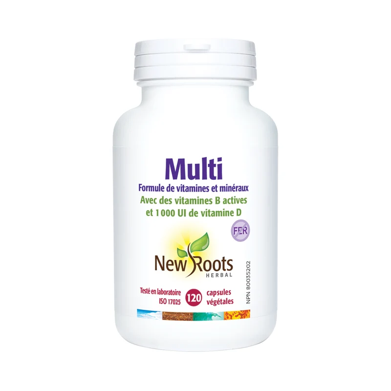 New Roots - Multi Vitamin And Mineral Formula | 120 Capsules