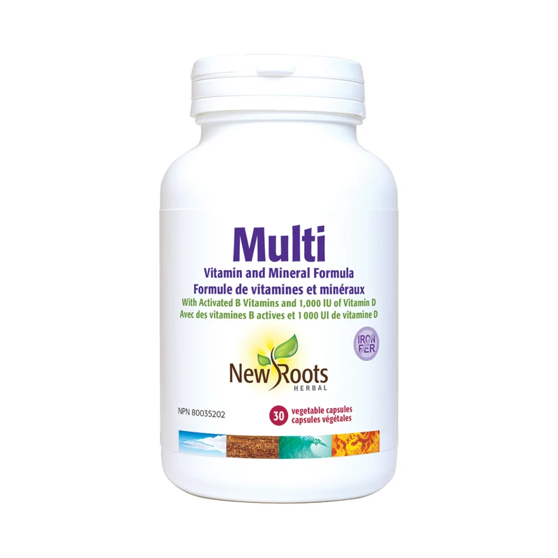 New Roots - Multi Vitamin And Mineral Formula | 30 Capsules