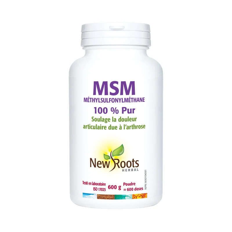 New Roots - MSM Methylsulfonylmethane 100 Pure | 600 g
