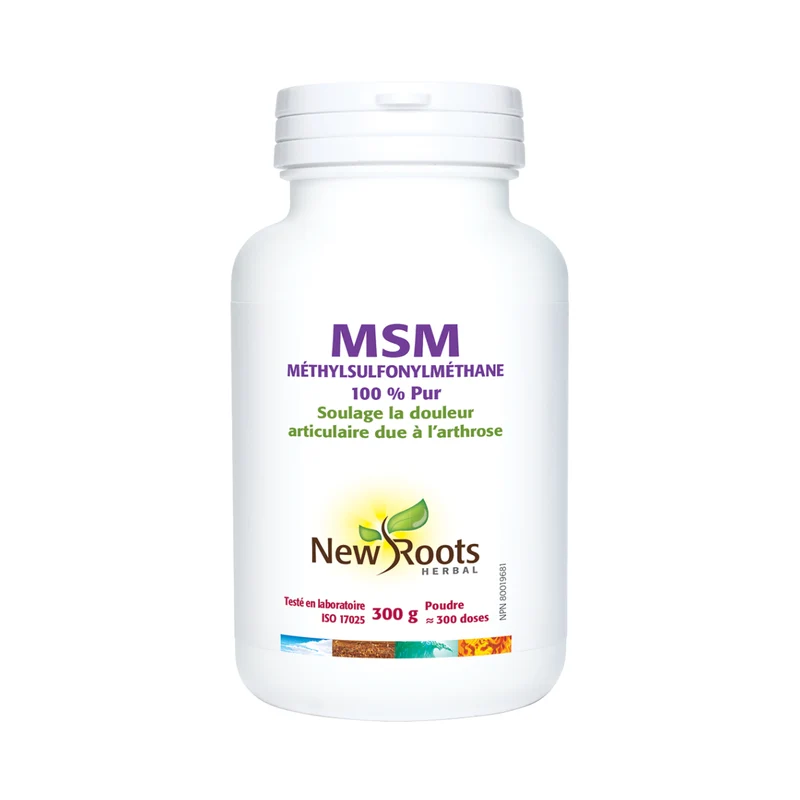 New Roots - MSM Methylsulfonylmethane 100 Pure | 300 g