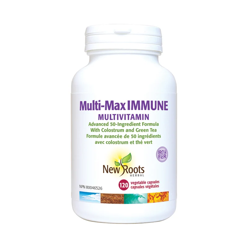 New Roots - Multi Max Immune Multivitamin | 120 Capsules