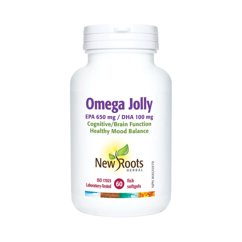 New Roots - Omega Jolly EPA 650 mg / DHA 100 mg | 60 Softgels