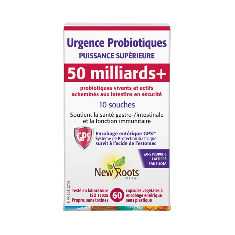 New Roots - Probiotics Urgency Extra Potency | 60 Capsules