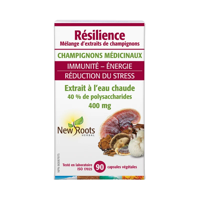 New Roots - Resilience Mushroom Extract Blend | 90 Capsules