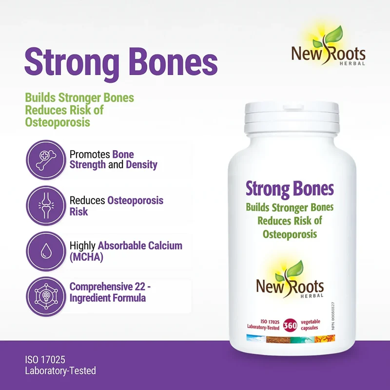 New Roots - Strong Bones | 360 Capsules