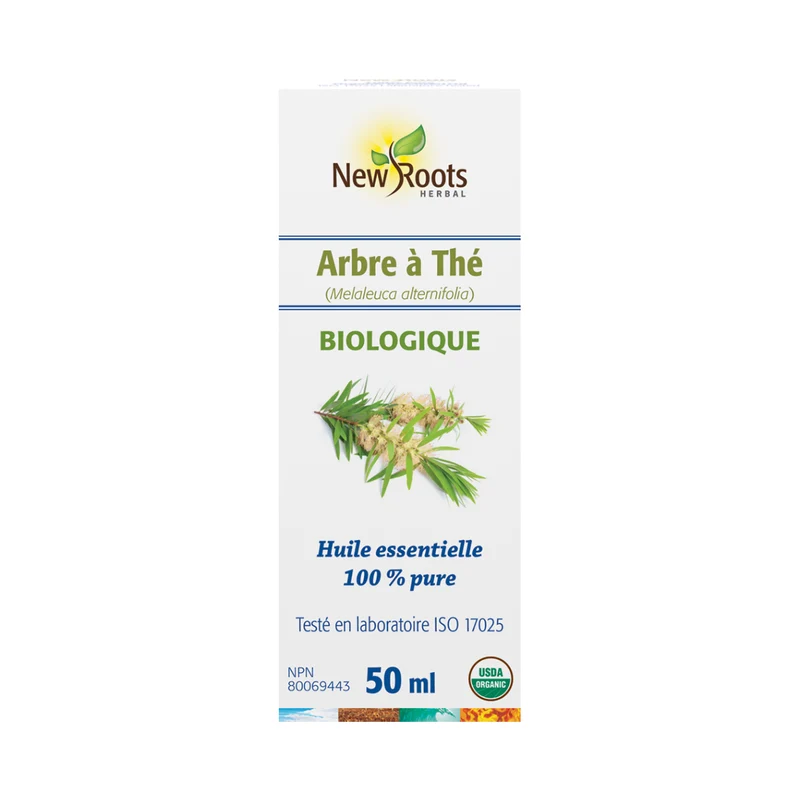 New Roots - Tea Tree Essential Oil Melaleuca Alternifolia 100 Pure Certified Organic | 120 Tablets
