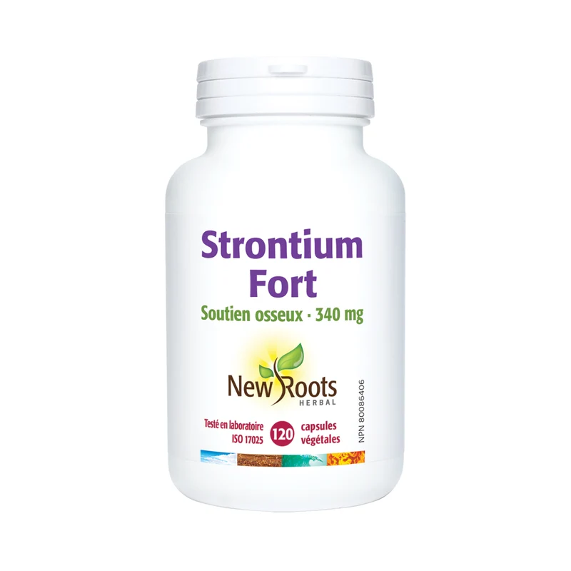 New Roots - StrontIUm Strong Osteo Support 340 mg | 120 Capsules
