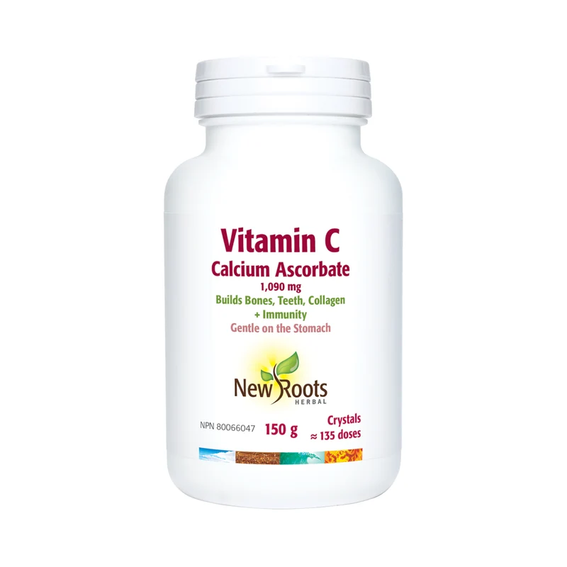 New Roots - Vitamin C CalcIUm Ascorbate 1,090 mg | 150 g