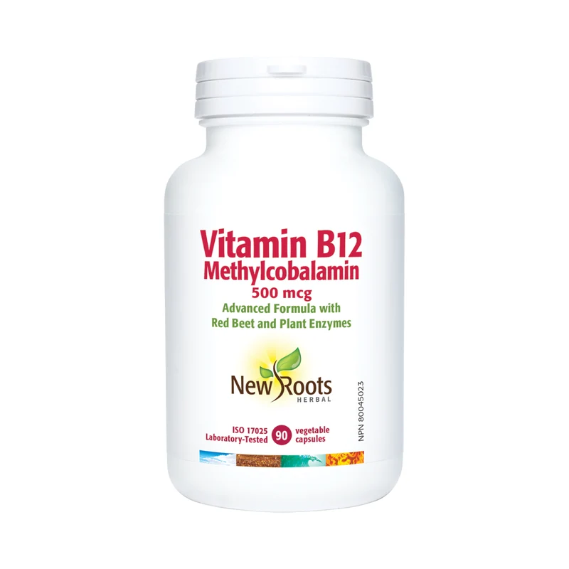 New Roots - Vitamin B12 Methylcobalamin 500 mcg | 90 Capsules